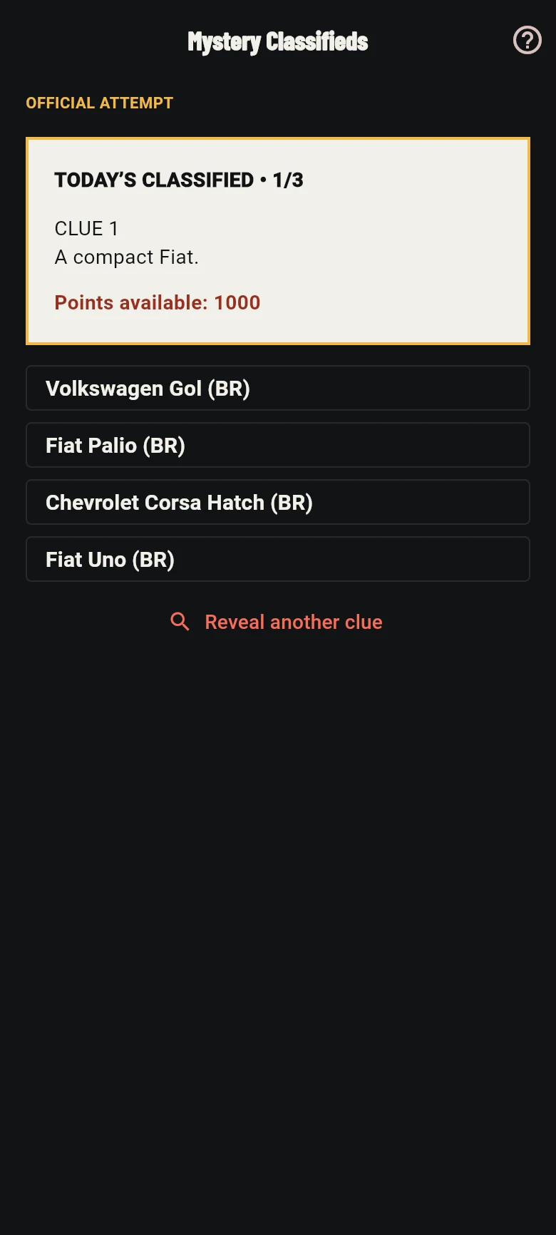 Mystery Classifieds